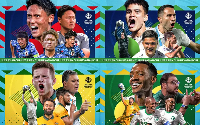 Bán kết U23 châu Á 2022: Australia vs Ả-Rập Xê-Út, Uzbekistan vs Nhật Bản
