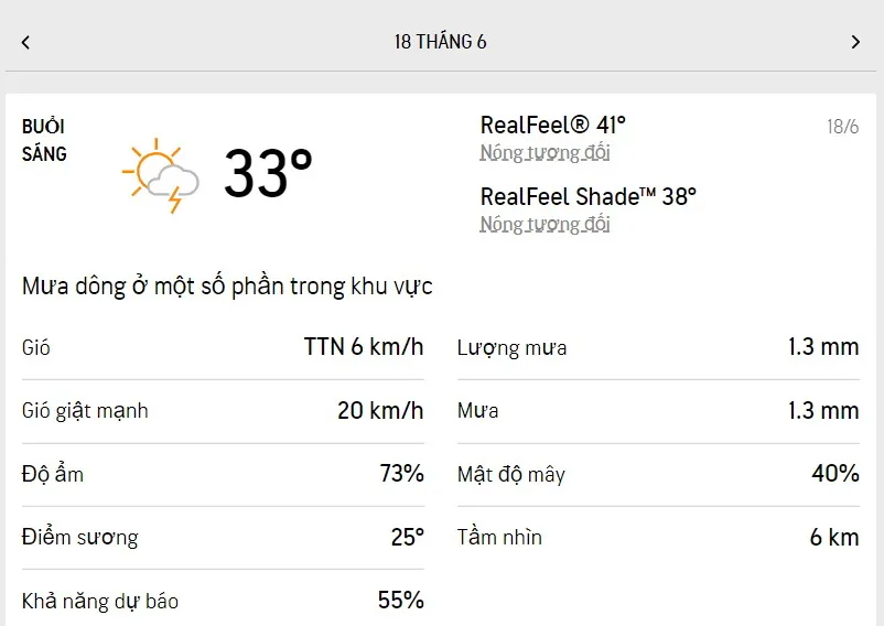 Dự báo thời tiết TPHCM hôm nay 18/6 và ngày mai 19/6/2022: nhiệt độ cao nhất 35 độ C 1
