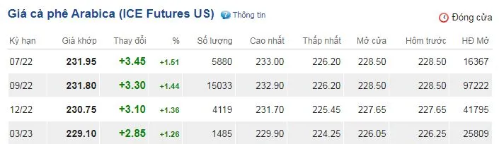 Giá cà phê hôm nay 17/6/2022: Đồng loạt bật tăng khi đồng USD tiếp tục giảm mạnh 3