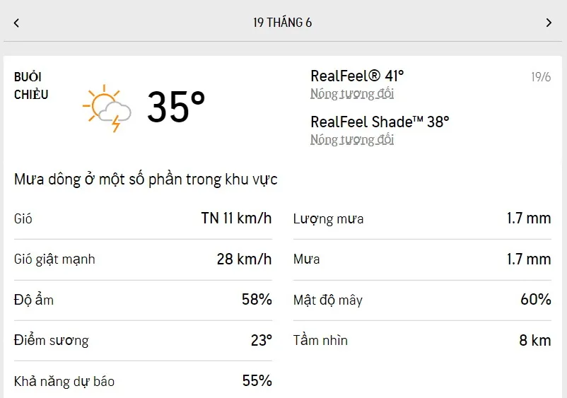 Dự báo thời tiết TPHCM hôm nay 19/6 và ngày mai 20/6/2022: nhiều nắng, lượng UV ở mức 11 2
