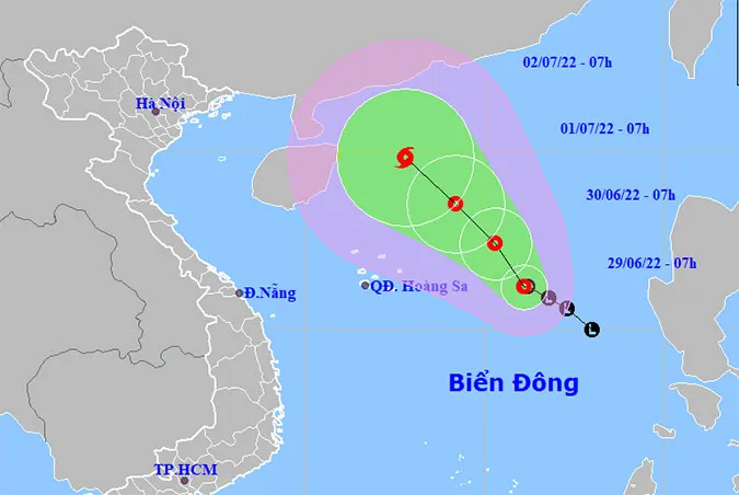 Tin nhanh trưa 29/6: Áp thấp nhiệt đới có khả năng mạnh lên thành bão trong vài ngày tới 1