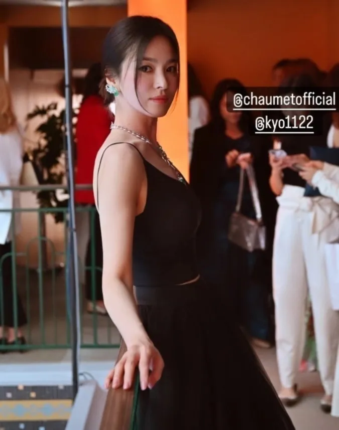 Song Hye Kyo tại sự kiện trang sức ở Paris 6