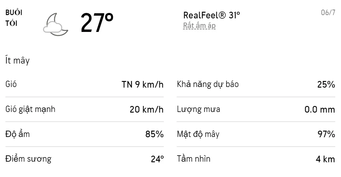 Dự báo thời tiết TPHCM hôm nay 05/7 và ngày mai 06/7/2022: Sáng chiều có mưa dông 6