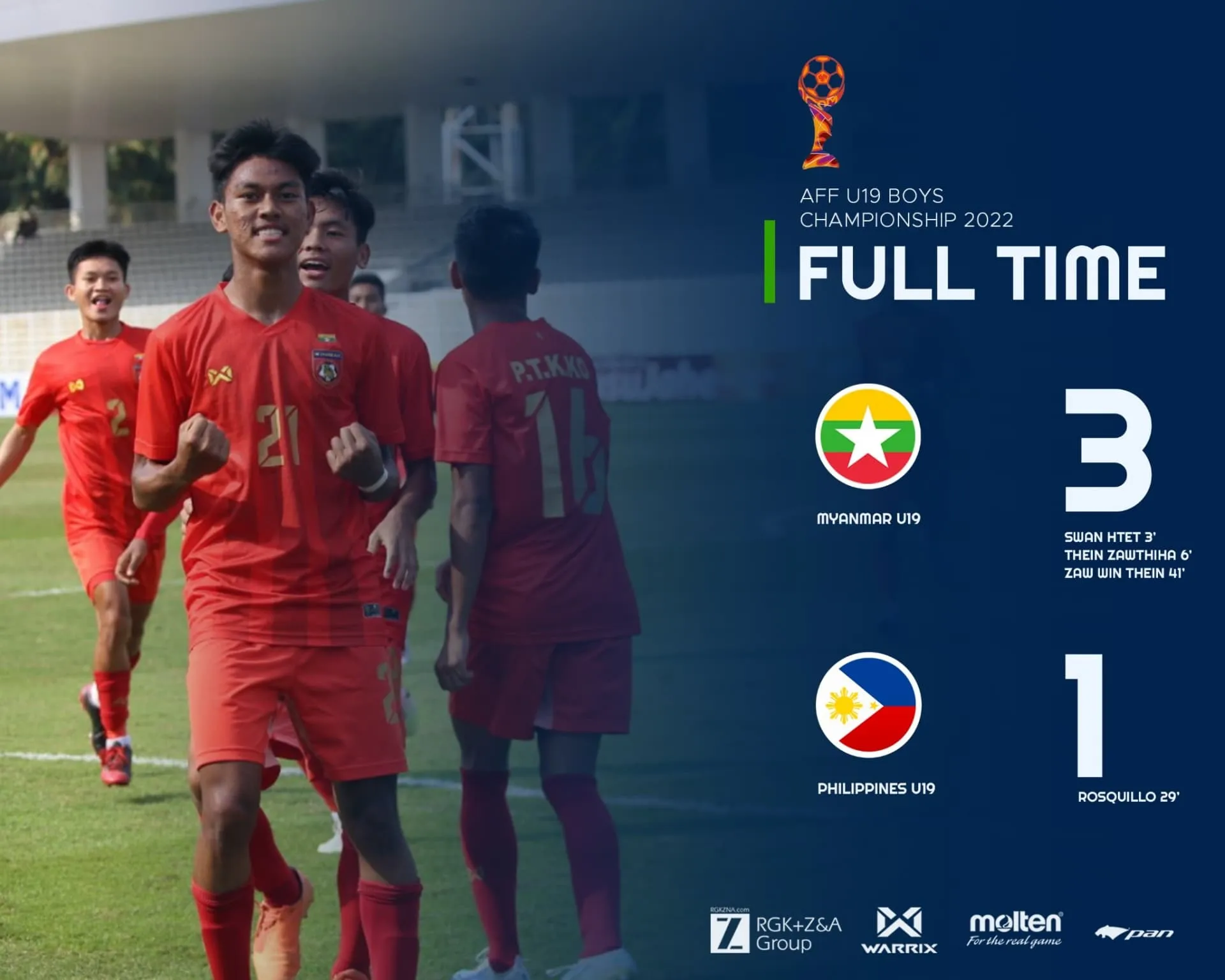 U19 Việt Nam thắng dễ U19 Brunei - U19 Thái Lan vs U19 Indonesia bất phân thắng bại