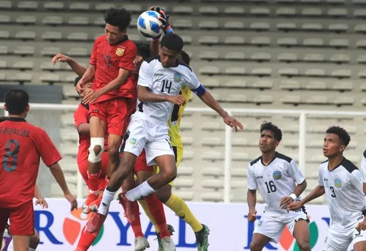 U19 Singapore trở thành đội đầu tiên bị loại - U19 Lào độc chiếm ngôi đầu bảng B