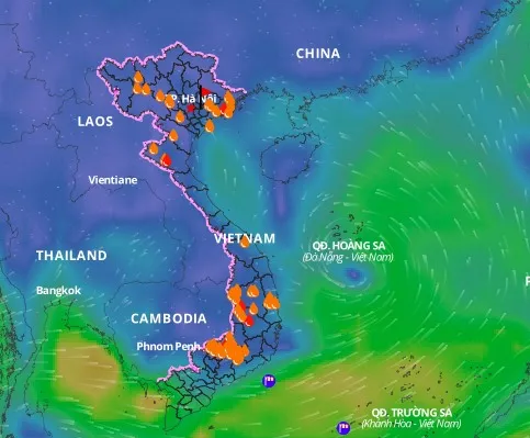 Dự báo thời tiết hôm nay 10/7: Khu vực Nam Biển Đông có gió tây nam mạnh cấp 5 1