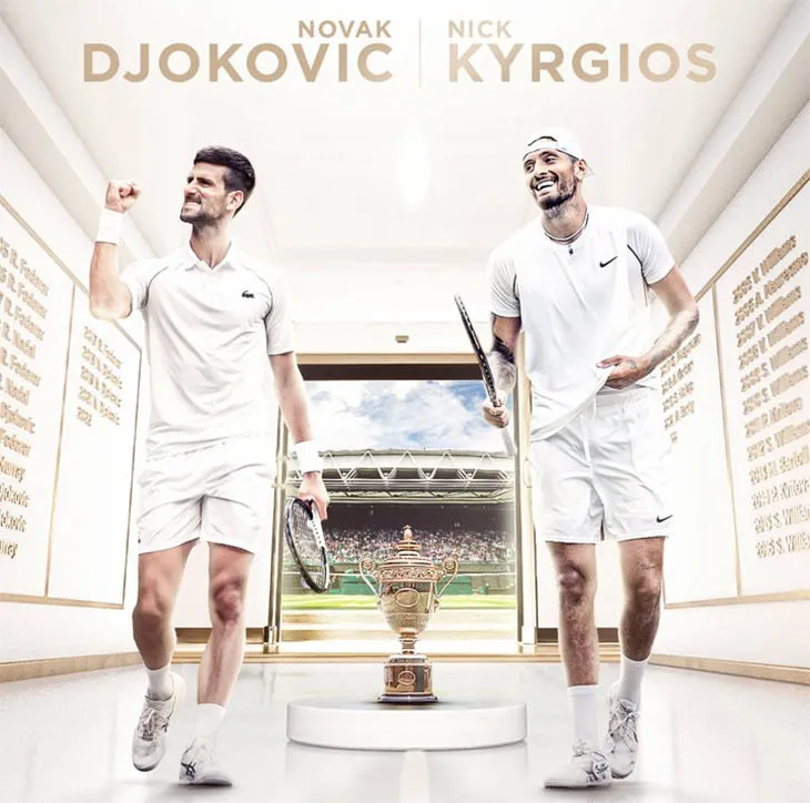 Novak Djokovic vs Nick Kyrgios - Chung kết Wimbledon 2022: Nole quyết giành Grand Slam 21