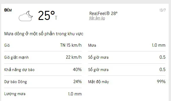Dự báo thời tiết TPHCM 3 ngày tới (12-14/7/2022): trưa và chiều có mưa, gió mạnh 4