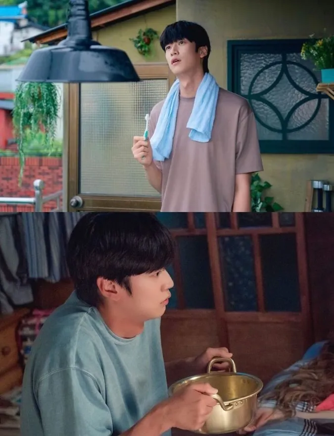 Tạo hình của Na In Woo trong hai phim Jinx's Lover và Cleaning Up khác biệt như thế nào? 3