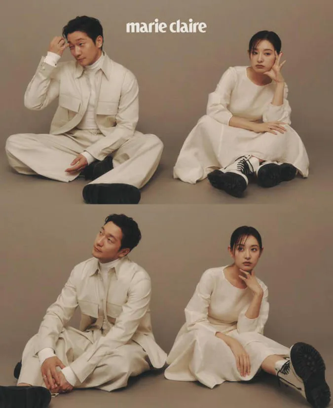 Cặp đôi 'My Liberation Notes' Son Seok Koo và Kim Ji Won tái hợp trên hoạ báo Marie Claire tháng 8 6