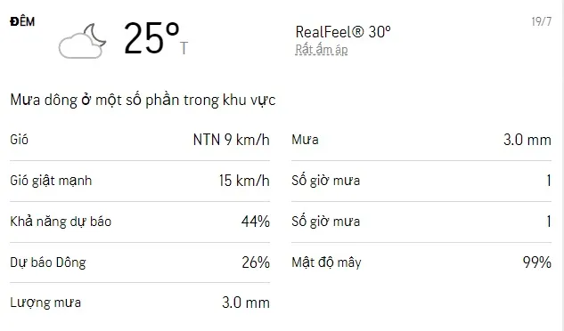 Dự báo thời tiết TPHCM 3 ngày tới (19/7 - 21/7): Ban ngày có mưa rào và mưa dông 2