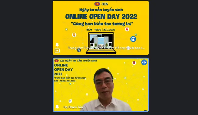 Ngày hội tư vấn tuyển sinh online Open Day 2022: “Cùng bạn kiến tạo tương lai” 1