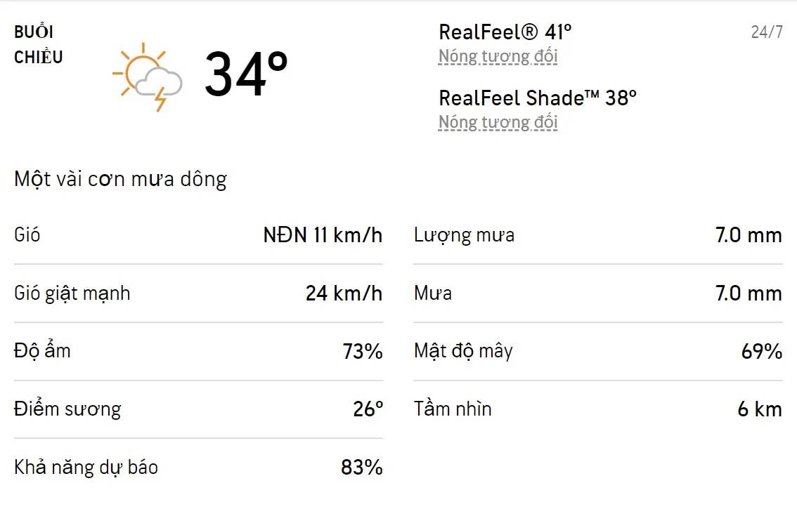 Dự báo thời tiết TPHCM hôm nay 23/7 và ngày mai 24/7/2022: Sáng chiều có mưa rào 5