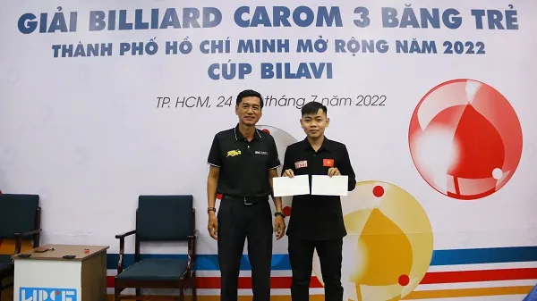 130 cơ thủ tranh tài giải Billiard Carom 3 băng trẻ TPHCM mở rộng năm 2022 1