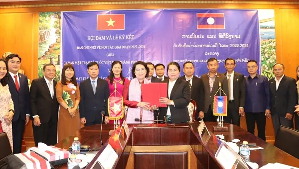 TPHCM ký kết hợp tác với Mặt trận tỉnh Champasak – Lào 1