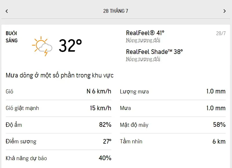 Dự báo thời tiết TPHCM hôm nay 28/7 và ngày mai 29/7/2022: nắng nóng, lượng UV ở mức rất nguy hại 1