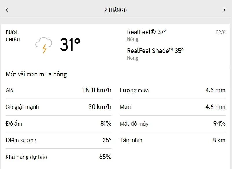 Dự báo thời tiết TPHCM hôm nay 2/8 và ngày mai 3/8/2022: nhiều mây, nhiệt độ mát dịu 2
