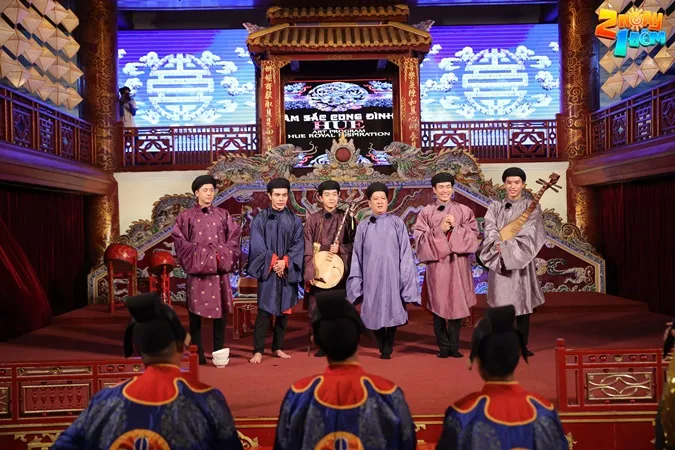 2 Ngày 1 Đêm tập 7: Ngô Kiến Huy, Cris Phan, HIEUTHUHAI lập thành ban nhạc đại náo cung đình 1