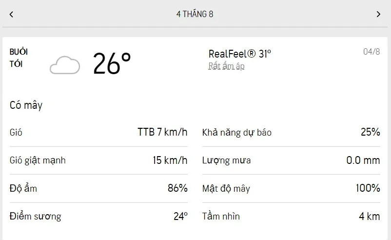 Dự báo thời tiết TPHCM hôm nay 4/8 và ngày mai 5/8/2022: sáng nắng nhẹ, chiều mưa dông rải rác 3