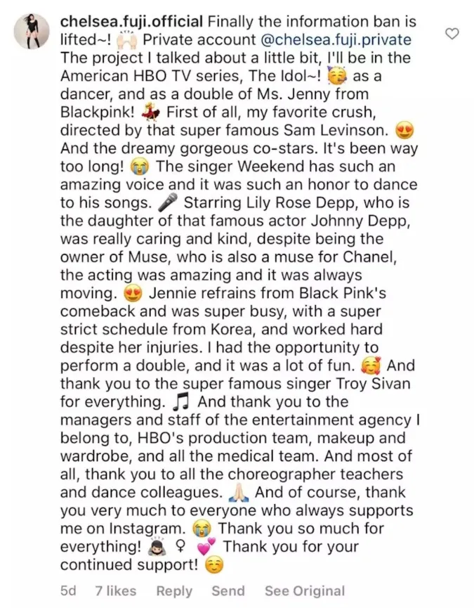 Jennie (BLACKPINK) gặp chấn thương trong quá trình quay phim 'The Idol' 4