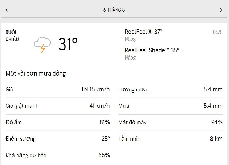 Dự báo thời tiết TPHCM hôm nay 6/8 và ngày mai 7/8/2022: sáng có mưa rào, chiều gió giật mạnh 2