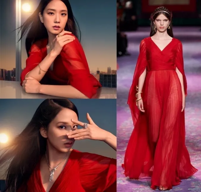 Chạy campaign cho Cartier, Jisoo (BLACKPINK) diện thiết kế Haute Couture của Dior 3