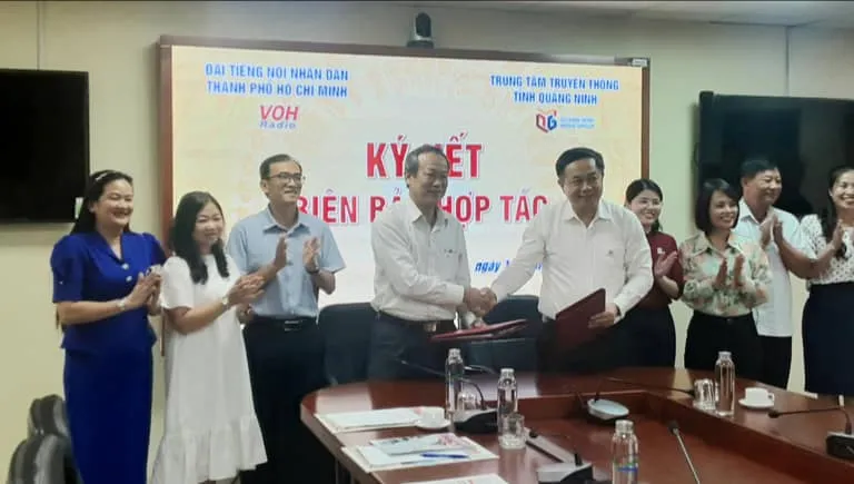 VOH và Trung tâm Truyền thông tỉnh Quảng Ninh và Đài Tiếng nói Nhân dân TPHCM ký kết thỏa thuận hợp 1