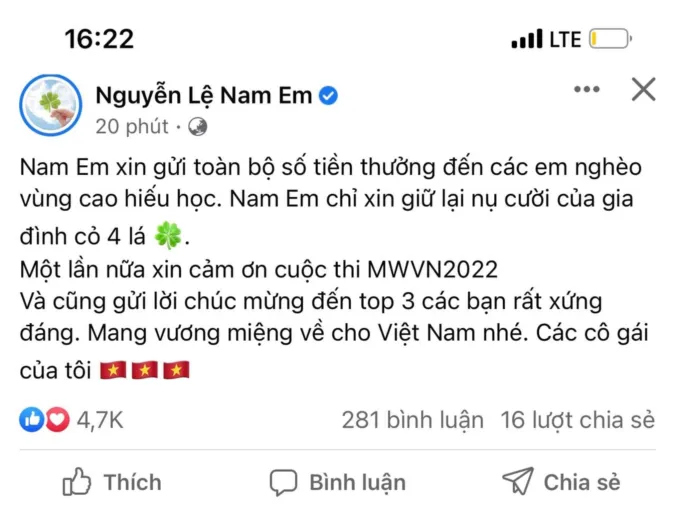 Nam Em out Top 5 Miss World Vietnam 2022, BTC nói gì? 6