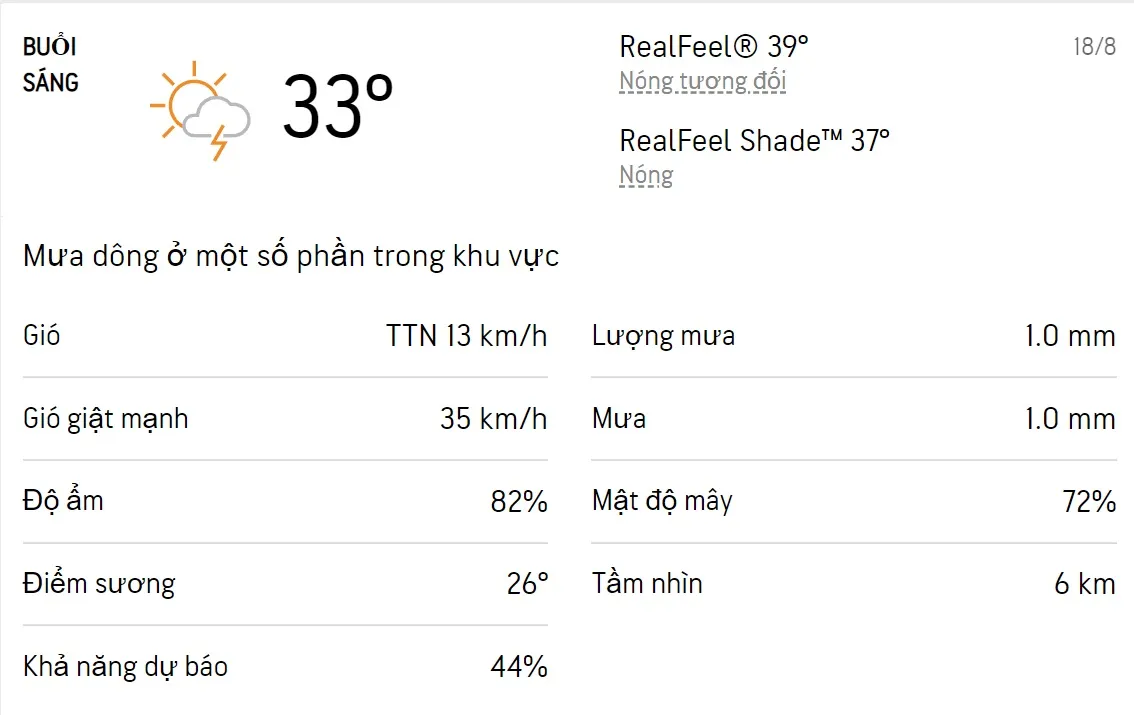 Dự báo thời tiết TPHCM hôm nay 17/8 và ngày mai 18/8/2022: Sáng chiều có mưa dông 4