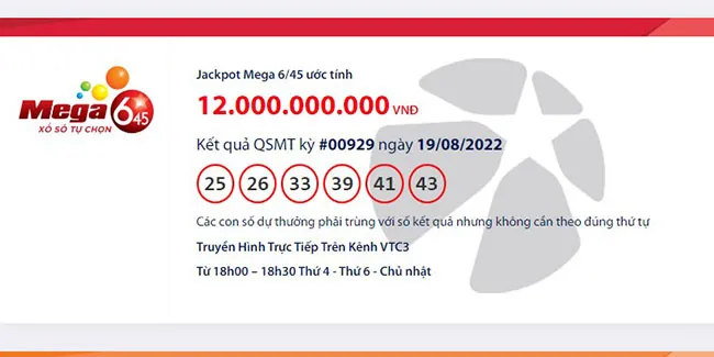 Vé số Vietlott - Mega 6/45 đã “nổ”, vé trúng thưởng hơn 48 tỉ đồng bán ở quận 12 1