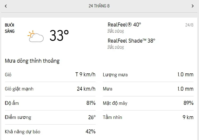 Dự báo thời tiết TPHCM hôm nay 23/8 và ngày mai 24/8/2022: sáng nắng, chiều có mưa dông vài nơi 4
