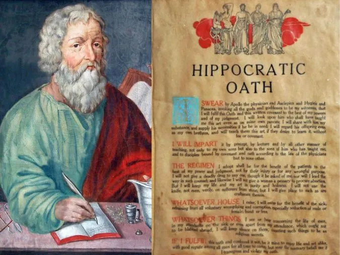 Thầy thuốc vĩ đại Hippocrates và lời thề y đức 2