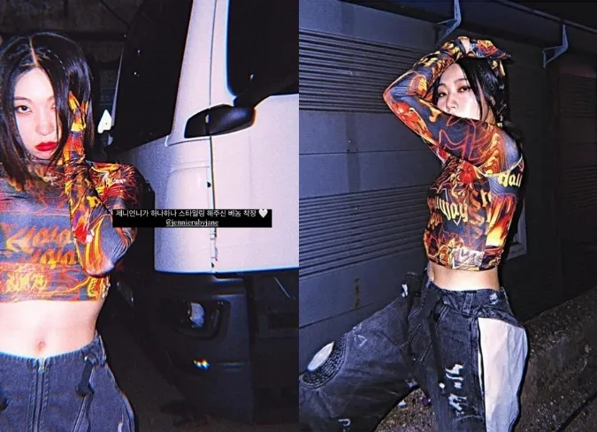 Jennie (BLACKPINK) thể hiện tư duy thời trang khi tự tay phối đồ cho dancer trong MV Pink Venom 2
