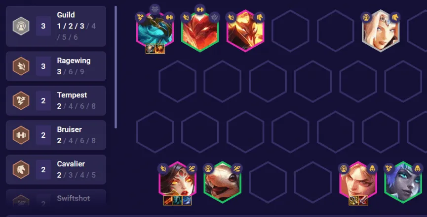 Hướng dẫn cách chơi đội hình Xayah Bang Hội DTCL mùa 7 mạnh nhất 5