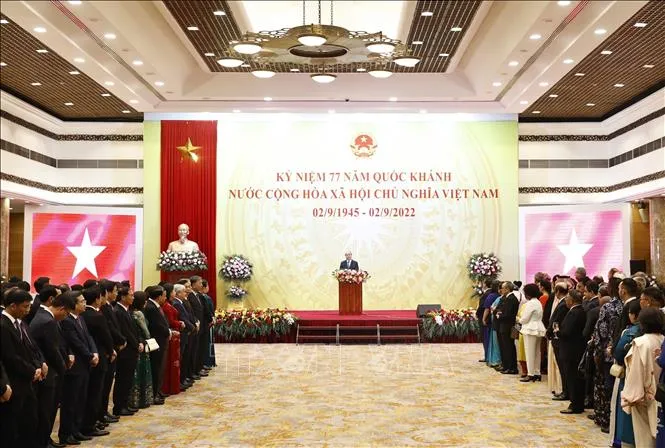 Chủ tịch nước chủ trì kỷ niệm 77 năm Quốc khánh nước Cộng hòa xã hội chủ nghĩa Việt Nam 1