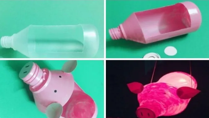 Bật mí 5 cách làm đèn Trung thu bằng chai nhựa đơn giản 4