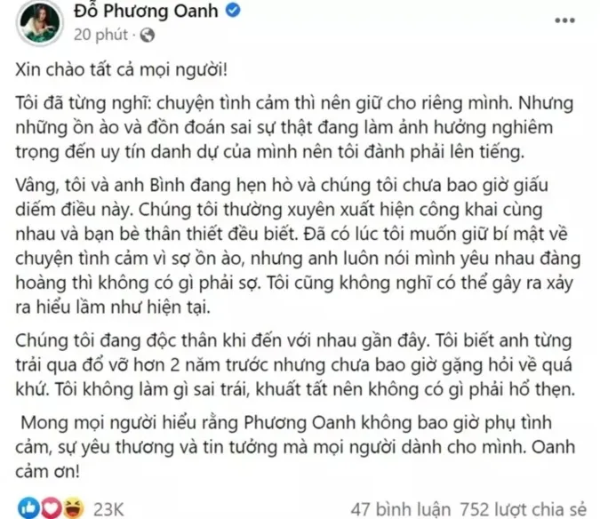 Diễn viên Phương Oanh lên tiếng đáp trả cộng đồng mạng ‘cực gắt’ khi bị chỉ trích 5