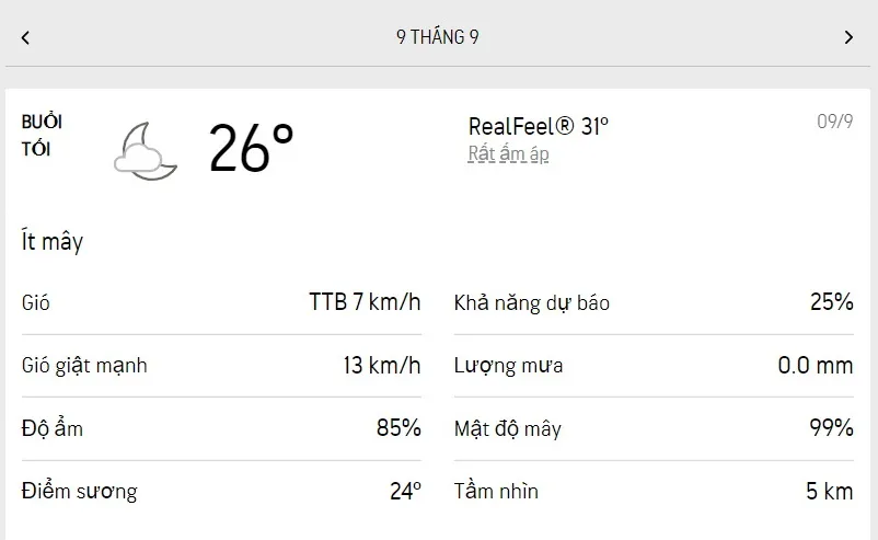 Dự báo thời tiết TPHCM hôm nay 9/9 và ngày mai 10/9/2022: có nắng, chiều có mưa rào to 3