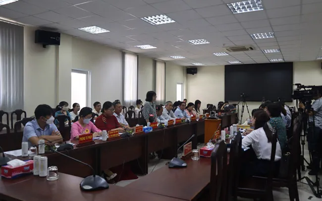 Đoàn Đại biểu Quốc hội khảo sát về đổi mới chương trình sách giáo khoa tại quận Gò Vấp 1