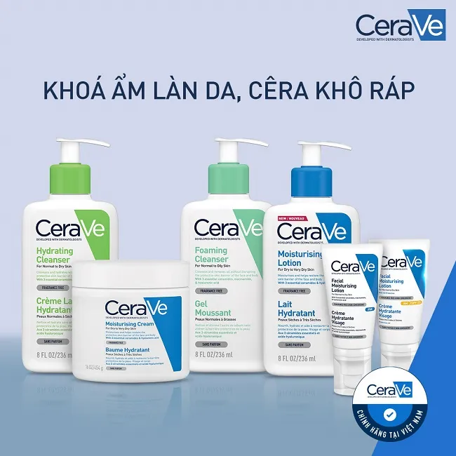 CeraVe - thương hiệu chăm sóc da của Mỹ ra mắt tại Việt Nam 2