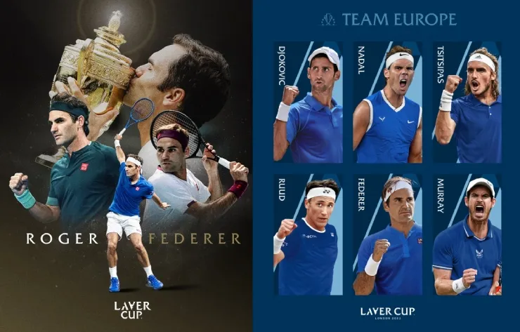 Di sản đồ sộ Federer để lại sau khi giải nghệ - Djokovic trợ chiến Federer ở Laver Cup