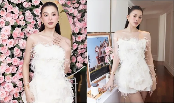Hoa hậu Tiểu Vy lộng lẫy hết nấc ở sự kiện, nhan sắc thật không phấn son như thế nào? 1