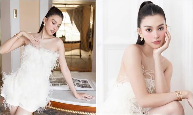 Hoa hậu Tiểu Vy lộng lẫy hết nấc ở sự kiện, nhan sắc thật không phấn son như thế nào? 4