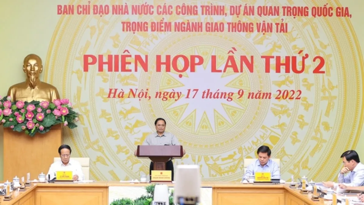 Thủ tướng Phạm Minh Chính: Đẩy nhanh tiến độ các công trình hạ tầng giao thông chiến lược