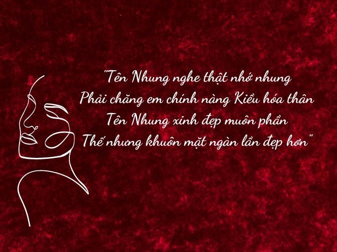 Tên Nhung Có Ý Nghĩa Gì? Khám Phá Ý Nghĩa Tên Nhung Trong Văn Hóa, Phong Thủy và Cuộc Sống