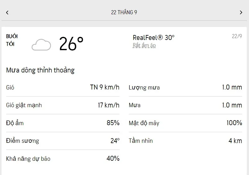 Dự báo thời tiết TPHCM hôm nay 21/9 và ngày mai 22/9/2022: trời nắng nhẹ, giảm mưa 6