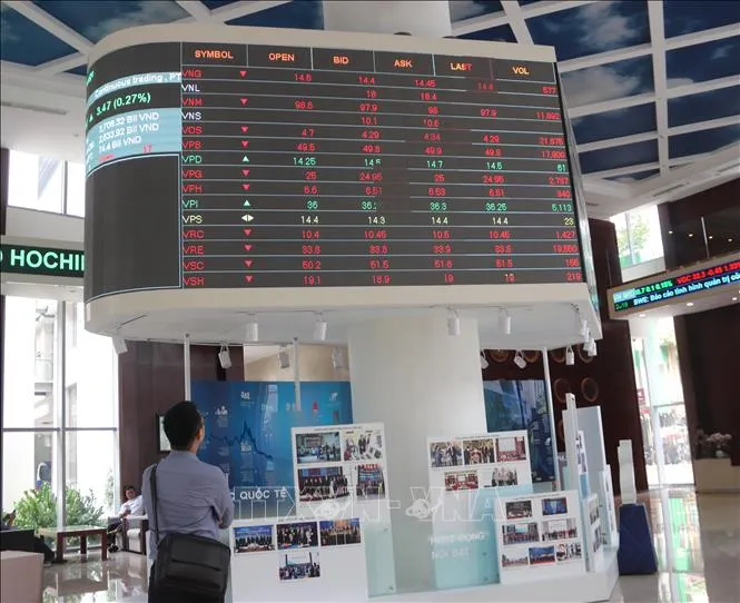 Thị trường chứng khoán Việt Nam mở cửa trong sắc đỏ