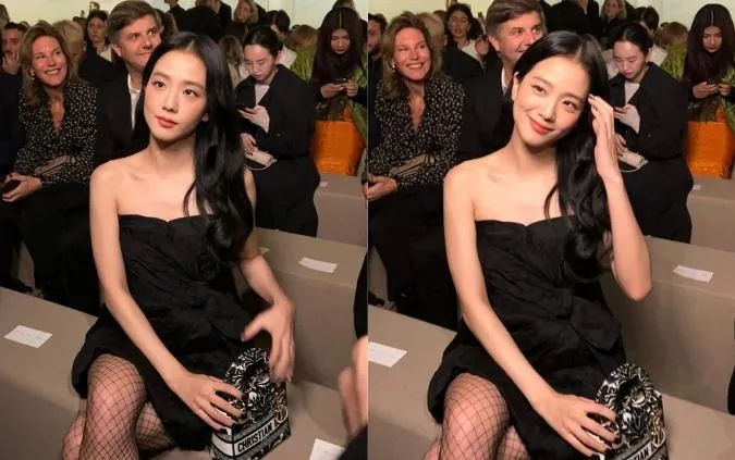 Jisoo (BLACKPINK) và Cha Eun Woo khiến fan xuýt xoa trước visual sang chảnh khi dự show Dior 4