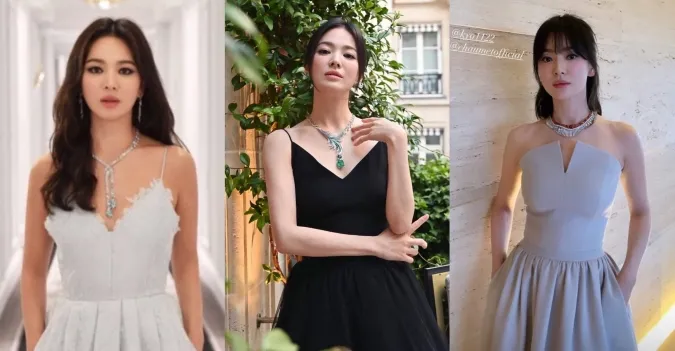 Song Hye Kyo khoe vẻ xinh đẹp mặn mà khi tham gia sự kiện của Chaumet tại Paris 1