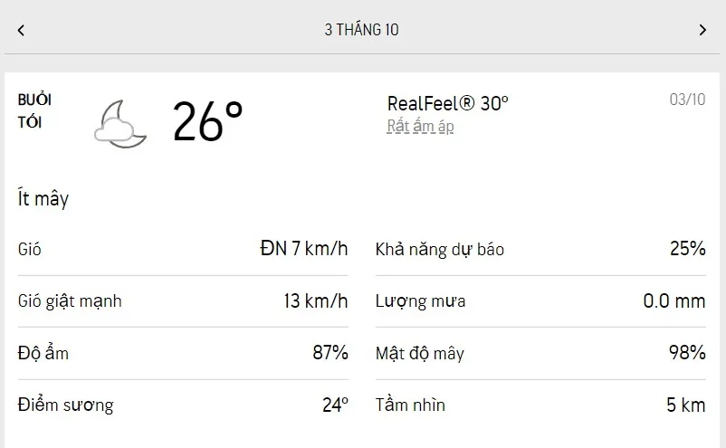Dự báo thời tiết TPHCM hôm nay 3/10 và ngày mai 4/10/2022: trời mát, nắng nhẹ, chiều có mưa rải rác 3
